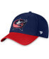 Фото #2 товара Бейсболка мужская Fanatics Columbus Blue Jackets Core Primary Logo Navy Flex Hat