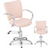 Фото #1 товара Krzesło fotel fryzjerski kosmetyczny obrotowy Chester Powder Pink różowy