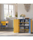 Modern Yellow & Blue Storage Cabinet