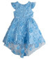 ფოტო #5 პროდუქტის Toddler Girls Floral Soutache Hi-Low Social Dress