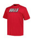 ფოტო #4 პროდუქტის Men's Red, Black Chicago Bulls Big and Tall Short Sleeve and Long Sleeve T-shirt Set