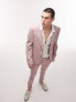 Фото #5 товара Topman super skinny wedding suit trouser in pink