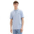 TOM TAILOR Tipping short sleeve polo Бруннера Блю, L - фото #1