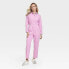 Фото #1 товара Women's Button-Front Coveralls - Universal Thread Pink 12