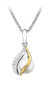 Фото #1 товара Elegant silver pendant with real pearl PP000104