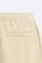 Pleated cotton - linen trousers