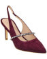 Фото #2 товара Stuart Weitzman Crystalline 75 Suede Slingback Pump Women's