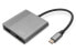 Фото #1 товара DIGITUS USB Type-C 4K 2-in-1 HDMI Graphics Adapter