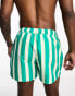 Фото #4 товара ASOS DESIGN swim shorts in short length in stripe