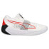 Фото #1 товара Puma Fusion Nitro Basketball Mens White Sneakers Athletic Shoes 195514-04