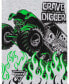 Toddler Boys T-Shirt and Shorts Outfit Set to Grave Digger Gray / green, grave digger, 3T - фото #5