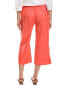 Hiho Mellow Linen Capri Pant Women's Red S