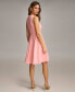 Фото #2 товара Women's Jewel-Neck A-Line Midi Dress