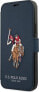 U.S. Polo Assn US Polo USFLBKP12LPUGFLNV iPhone 12 Pro Max 6,7" granatowy/navy book Polo Embroidery Collection