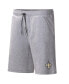 ფოტო #3 პროდუქტის Men's Heather Gray New Orleans Saints Trainer Shorts