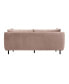 Serenity 79" Velvet with Metal Legs Sofa