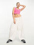 Фото #4 товара JJXX button up cropped top in bright pink