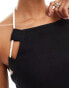 ASOS DESIGN rope detail cami top in black