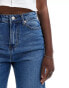 Фото #2 товара DTT Veron relaxed fit mom jeans in mid blue wash