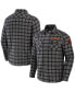 Фото #1 товара Men's NFL x Darius Rucker Collection by Gray Chicago Bears Flannel Long Sleeve Button-Up Shirt