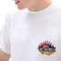 Фото #3 товара VANS Fuego Skeleton Logo short sleeve T-shirt