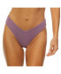 ფოტო #1 პროდუქტის Women's Crinkle Lurex Reversible V Front Classic Bikini Bottom