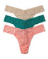 ფოტო #2 პროდუქტის Signature Lace Original Thong 3Pack