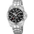 Мужские часы Festina F20445/3 Чёрный Серебристый