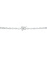 ფოტო #5 პროდუქტის Cubic Zirconia Mixed Cut Cross 18" Pendant Necklace in Sterling Silver