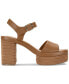 Фото #5 товара Women's Edisonn Block Heel Espadrille Platform Sandals, Created for Macy's
