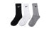 Фото #2 товара Носки Nike Logo 26 - 2 комплекта по 6 пар каждый черно-бело-серый