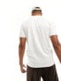 Фото #7 товара Selected Homme cotton mix polo with zip in off white