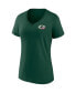 Women's Green Bay Packers Team Mother's Day V-Neck T-shirt