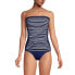 Фото #27 товара Women's Chlorine Resistant Bandeau Tankini Swimsuit Top with Removable Adjustable Straps