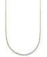 Фото #1 товара Macy's giani Bernini 18K Gold over Sterling Silver Necklace, 18" Box Chain