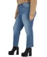 Фото #3 товара Trendy Plus Size Straight-Leg Jeans
