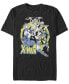 Фото #1 товара Men's Vintage-Like X-Men Short Sleeve Crew T-shirt