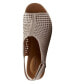 ფოტო #4 პროდუქტის Women's Briah Perf Sling Wedge Sandals
