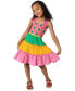 ფოტო #1 პროდუქტის Little Girls Crochet Colorblocked Dress