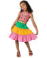 Little Girls Crochet Colorblocked Dress