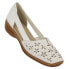 Фото #2 товара Rieker W RKR442B openwork leather shoes, white