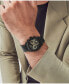 ფოტო #5 პროდუქტის Men's Bold Verso Swiss Quartz Chronograph Ionic Plated Black Steel Bracelet Watch 44mm