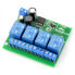 Фото #1 товара Relay module 4 channels + Bluetooth 4.0 BLE - 10A / 250V contacts - 5V coil