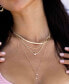 ფოტო #4 პროდუქტის Multi-Chain Layered Gold Plated Necklace