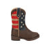 Фото #1 товара Roper American Patriot Square Toe Cowboy Toddler Girls Blue, Brown, Red Casual