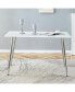 Фото #2 товара Rectangular imitation marble dining table with metal legs