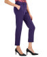 Фото #4 товара Women's Piped-Seam Slim Ankle Pants