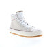 Фото #2 товара Diesel S-Principia Mid X Mens White Suede Lifestyle Sneakers Shoes