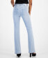 ფოტო #2 პროდუქტის Juniors' High-Rise Patch-Pocket Flare-Hem Jeans