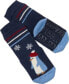 Stoppersocken mit Pinguin-Motiv, blau, Gr. 21/22, 1 St